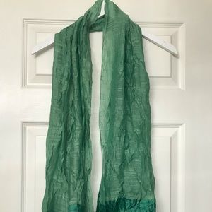 Green scarf